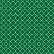 Green quatrefoil pattern