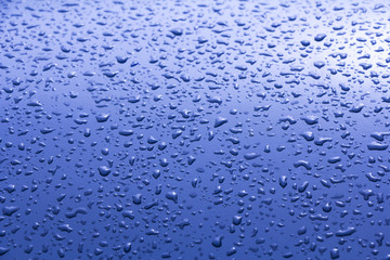 Blue Water Drops