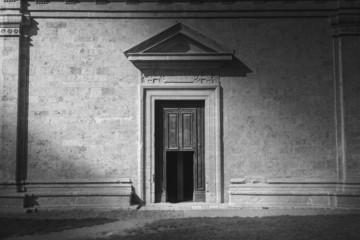 Wall Mural - Church facade in Montepulciano, Tuscany