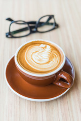 Wall Mural - Latte coffee