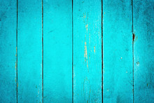 Wooden Turquoise Textured Background