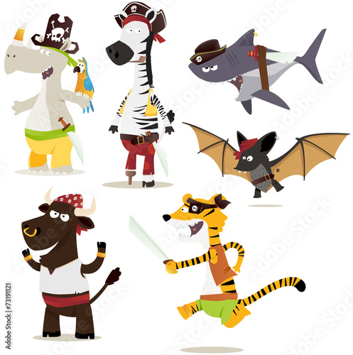 Animaux pirates
