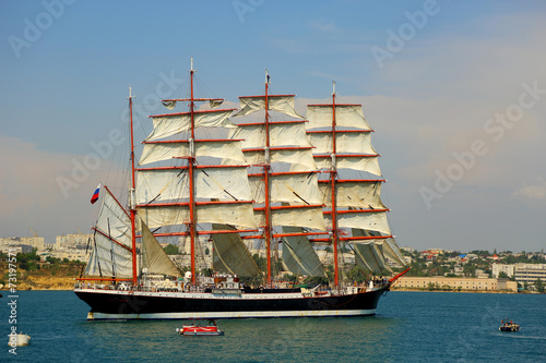 beautiful old sailing ship © komi$ar