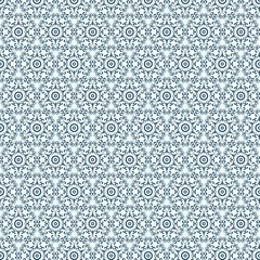 Poster - Vecnor vintage seamless pattern, wallpaper with curve.