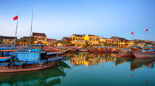 Hoi An Old Town In Vietnam After Sunset