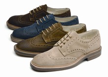 Suede Men's Shoes Of Different Colors