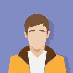 Poster - profile icon male avatar portrait casual person