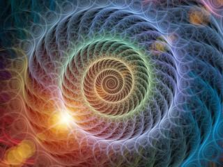 spiral background.