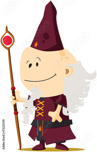 Magicien de conte de fée