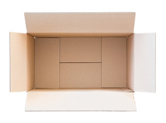 Wall Mural - opened empty carton box