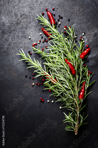 Naklejka na szybę Bunch of spices