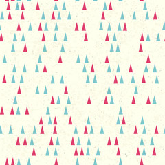 Wall Mural - Christmas tree seamless pattern. Vector