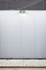 Wall Mural - corrugated steel