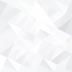 Poster - Abstract white background with triangles. Vector.