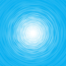 Abstract Blue Background Composition Of Thin Irregular Circle
