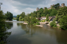 Ludlow Castle And Riverside