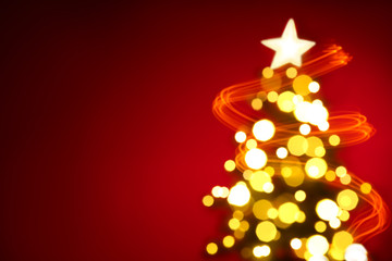 Wall Mural - christmas tree lights