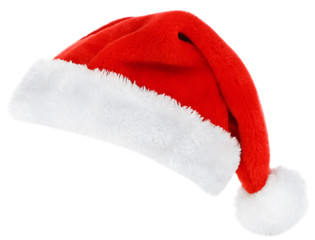 Wall Mural - Santa hat isolated on white