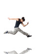 © Elnur - Man dancing isolated on the white
