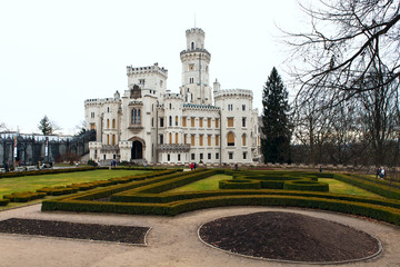 Castle Hluboka nad Vltavou. Czech Republic