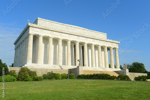 Fotografia Lincoln Memorial in the morning in Washington DC