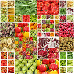 Wall Mural - colorful vegetable pattern