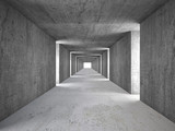 Fototapeta Perspektywa 3d - abstract tunnel