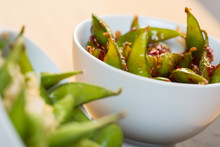 Green String Beans Chinese Dish With Spices