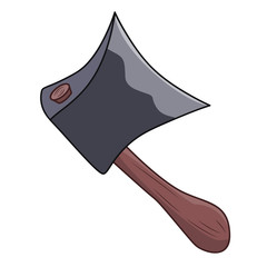 axe isolated illustration