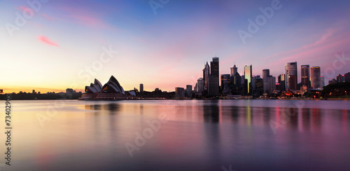 Photo Sydney City Skyline at sunrise