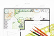 Landscape architect design garden plan