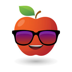 Wall Mural - apple avatar wearing glasses