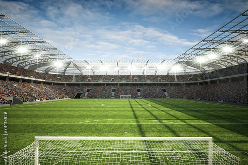 Nowoczesny obraz na płótnie Stadion mit Tor