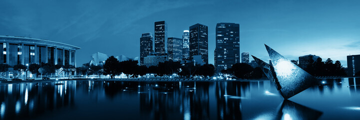 Fototapete - Los Angeles at night
