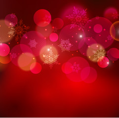 Poster - Abstract Christmas  light background with bokeh