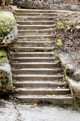 Sticker - Stone steps in park