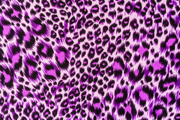 Wall Mural - texture of print fabric stripes leopard