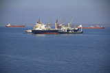 Fototapeta Krajobraz - tanker on the high seas