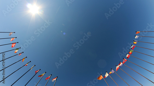 Fotomural international flags