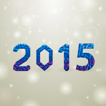 Blue 2014 christmas backgorund