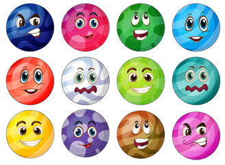 Poster - Colourful balls