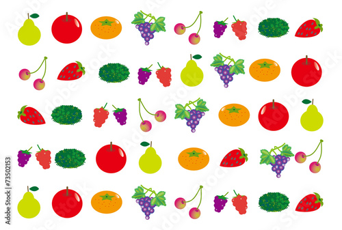 果物の壁紙 リンゴや葡萄やみかんのフルーツ素材 Buy This Stock Illustration And Explore Similar Illustrations At Adobe Stock Adobe Stock