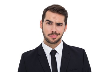 Aufkleber - Portrait of a skeptical businessman well dressed