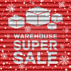 Sticker - Winter warehouse super sale