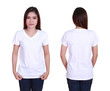 © geargodz - blank t-shiet set (front, back) with female