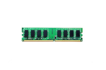 Random-access memory isolated on a white background