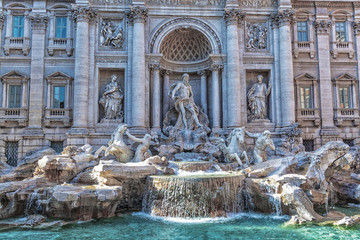 Wall Mural - Trevi fountain in Rome