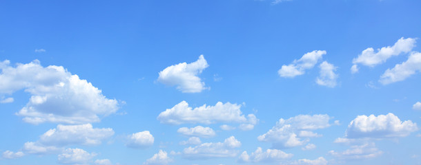 Plakat panoramiczny lato piękny widok niebo
