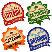 Catering Label, Sticker Or Stamps