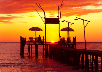 Poster - At the End of the Day Jetty to Eternity